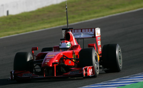 Pablo Sanchez Lopez var den hurtigste i gruppen af Ferrari kører for en dag
